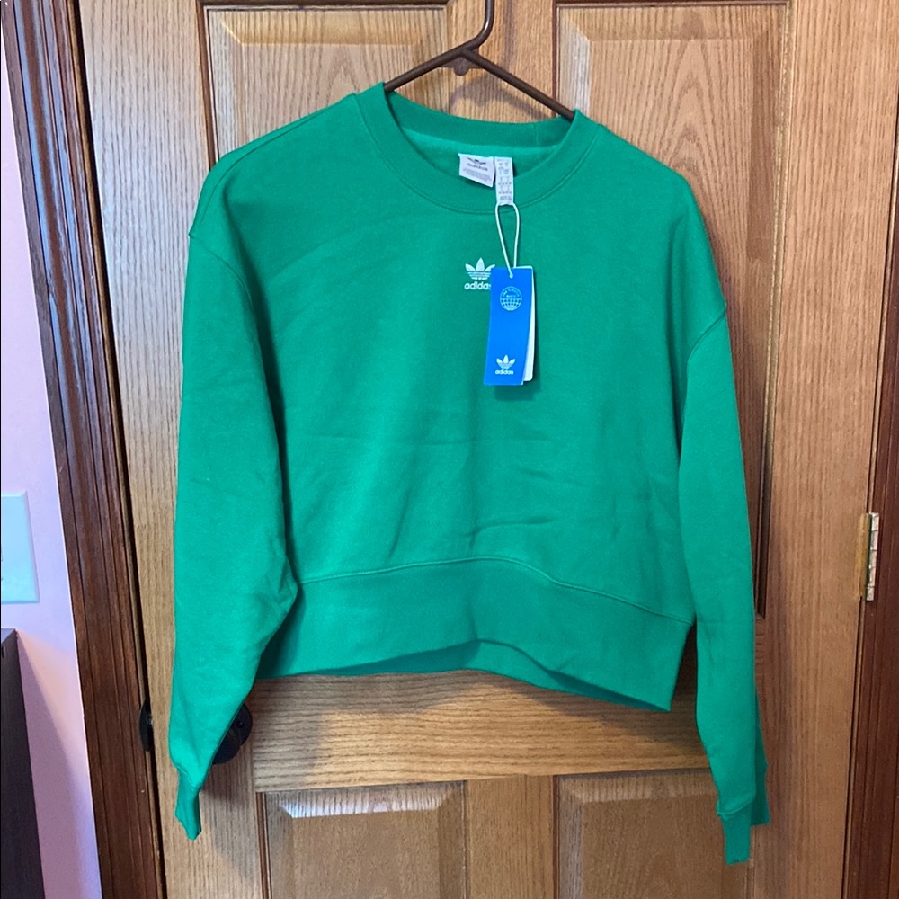 Adidas Green Sweatshirt